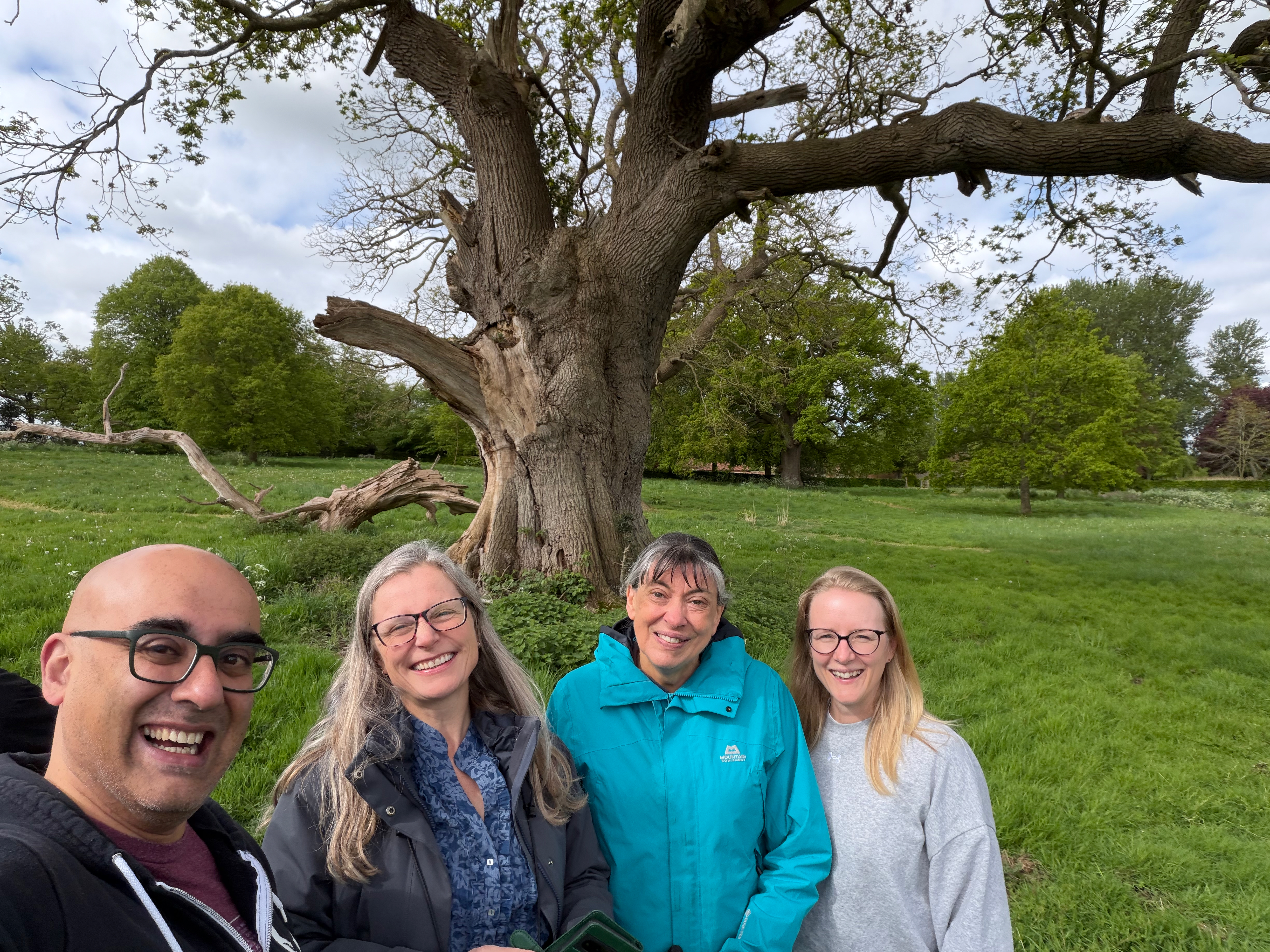 We found the oak trees that give Old Oaks Hall its name