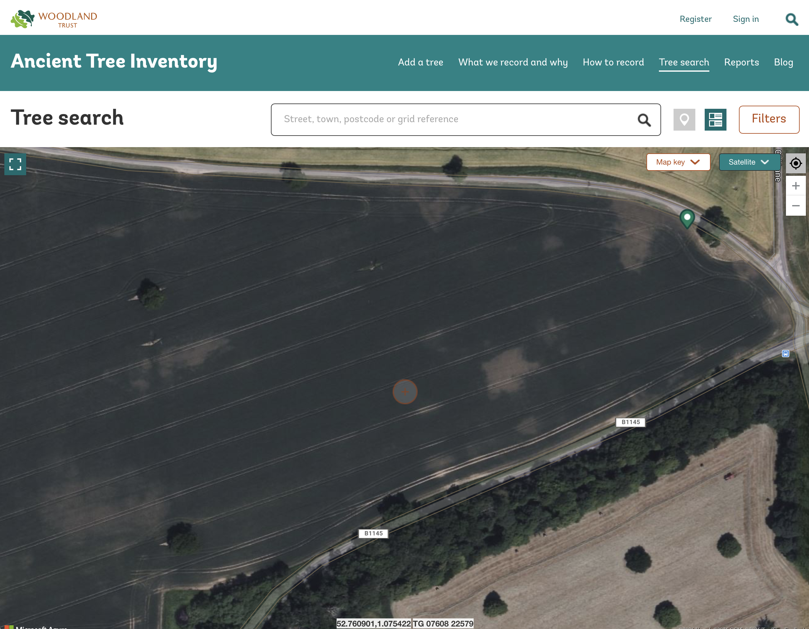 Another use for TESSERA may be to try and spot all the ancient trees!