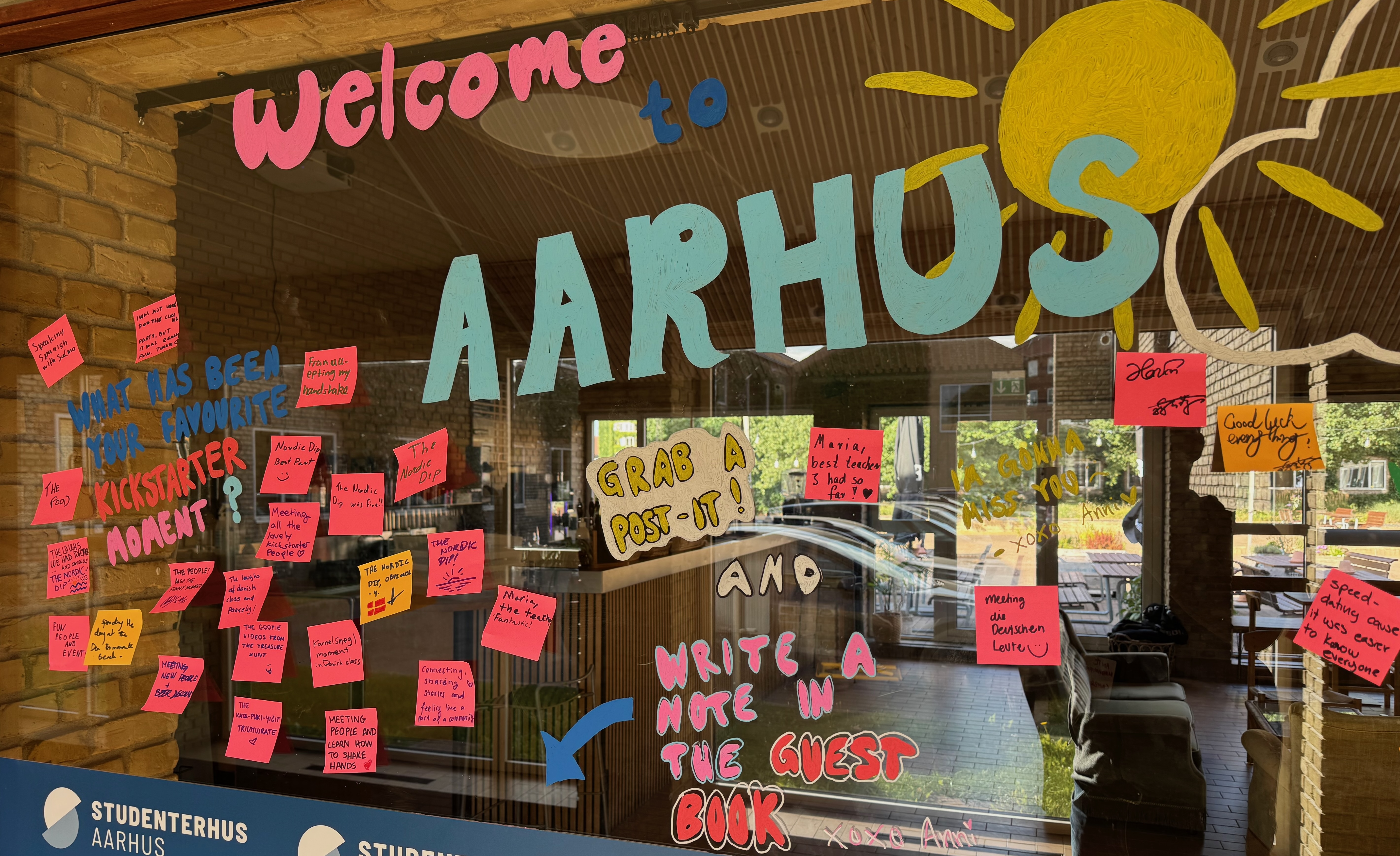 The students at Aarhus are definitely a welcoming bunch!
