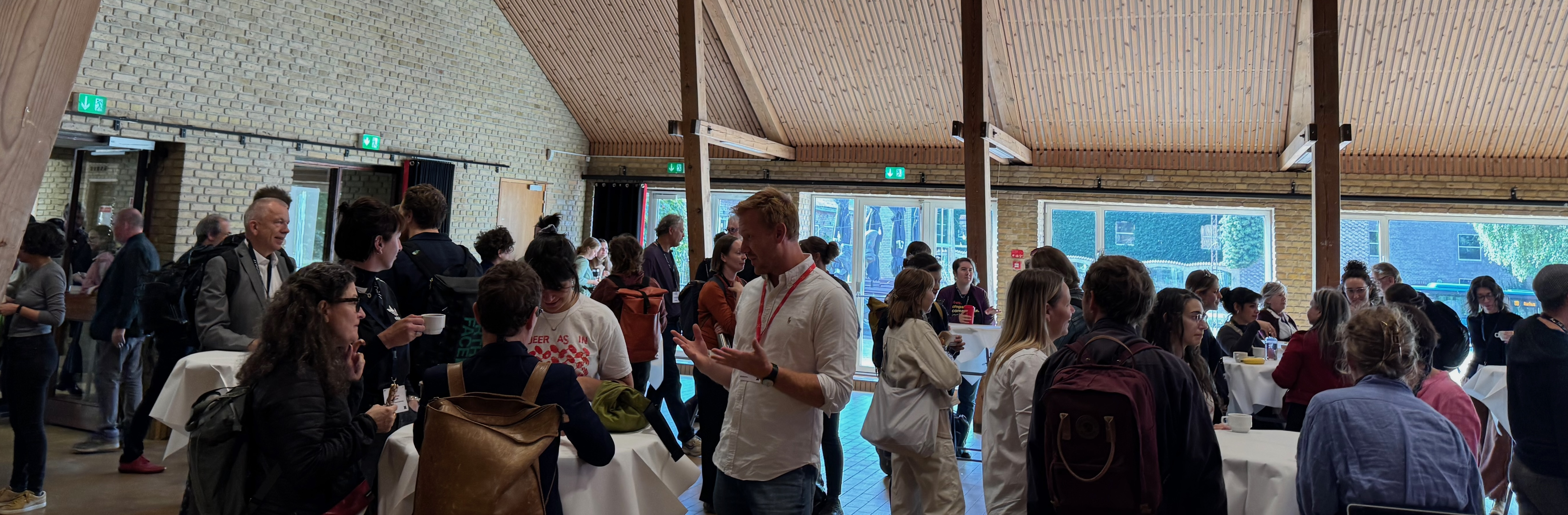 The crowd was centred around the SIGCHI community and very engaged
