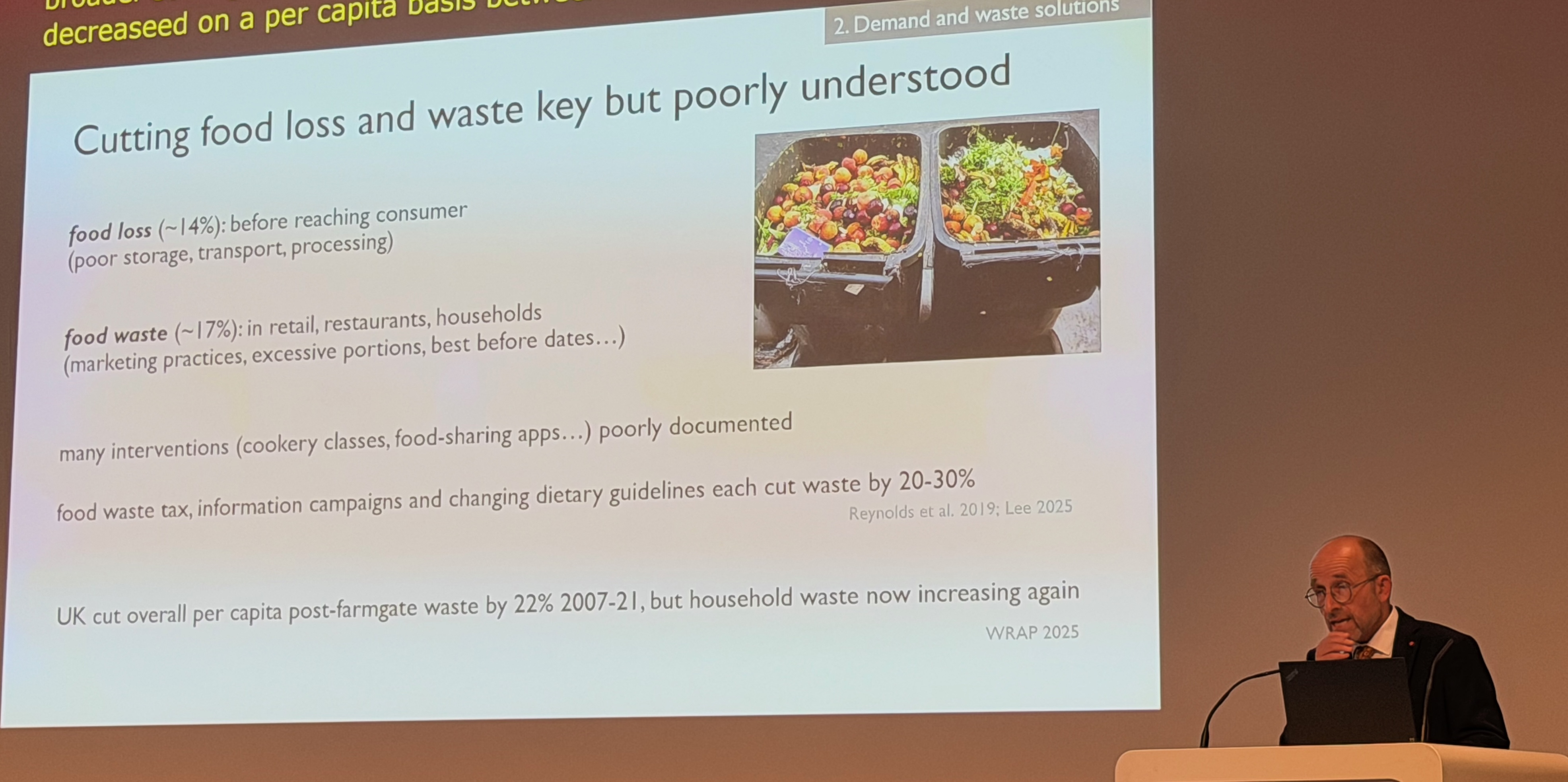 Cutting food loss and waste is key, but quite poorly understood and documented.