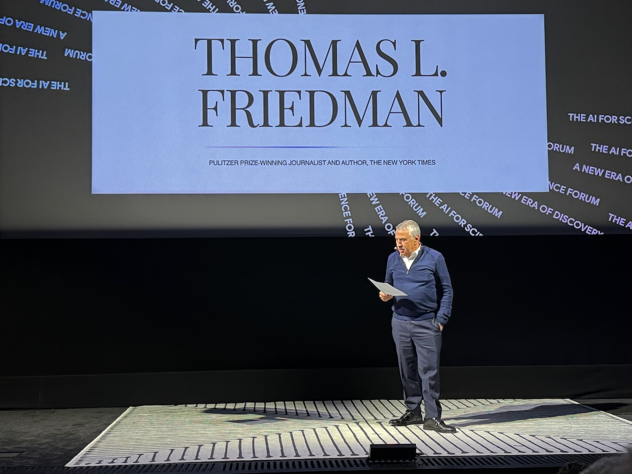 Thomas Friedman talking about the polycene.