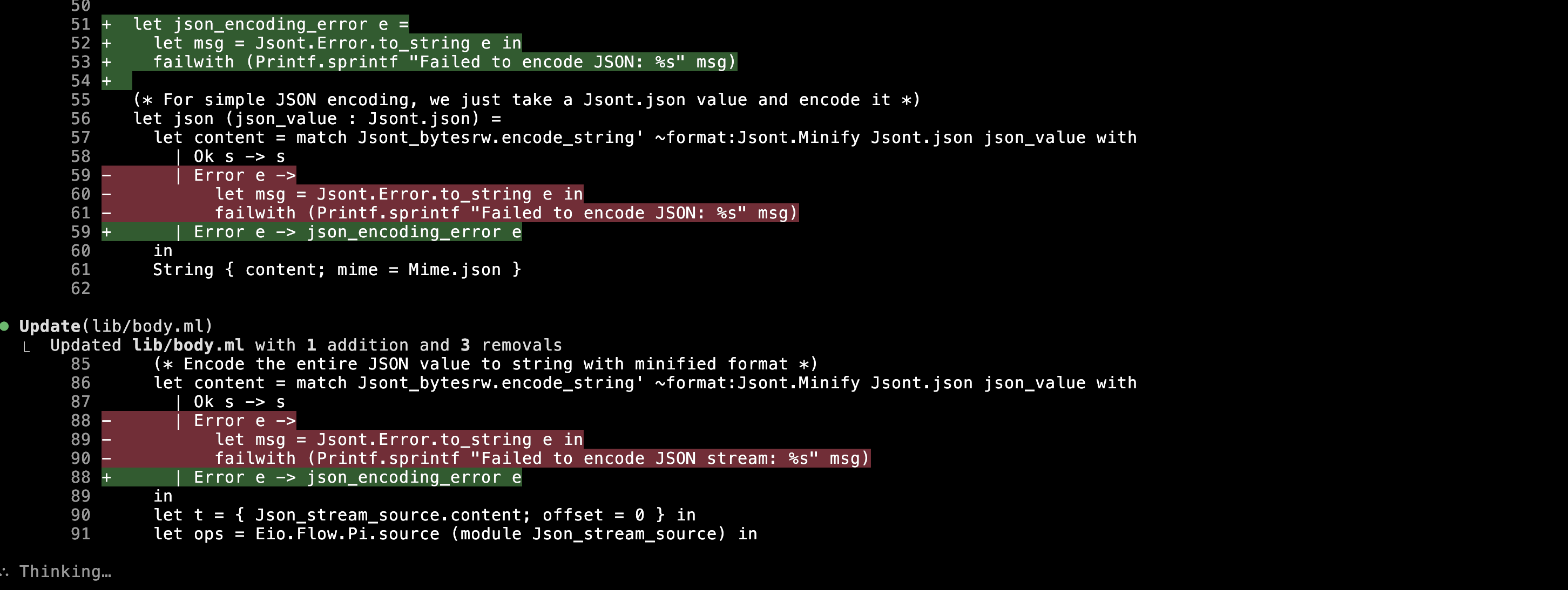 The cleanup agent does a reasonable job of pulling out reusable functions after several generation passes The cleanup agent does a reasonable job of pulling out reusable functions after several generation passes