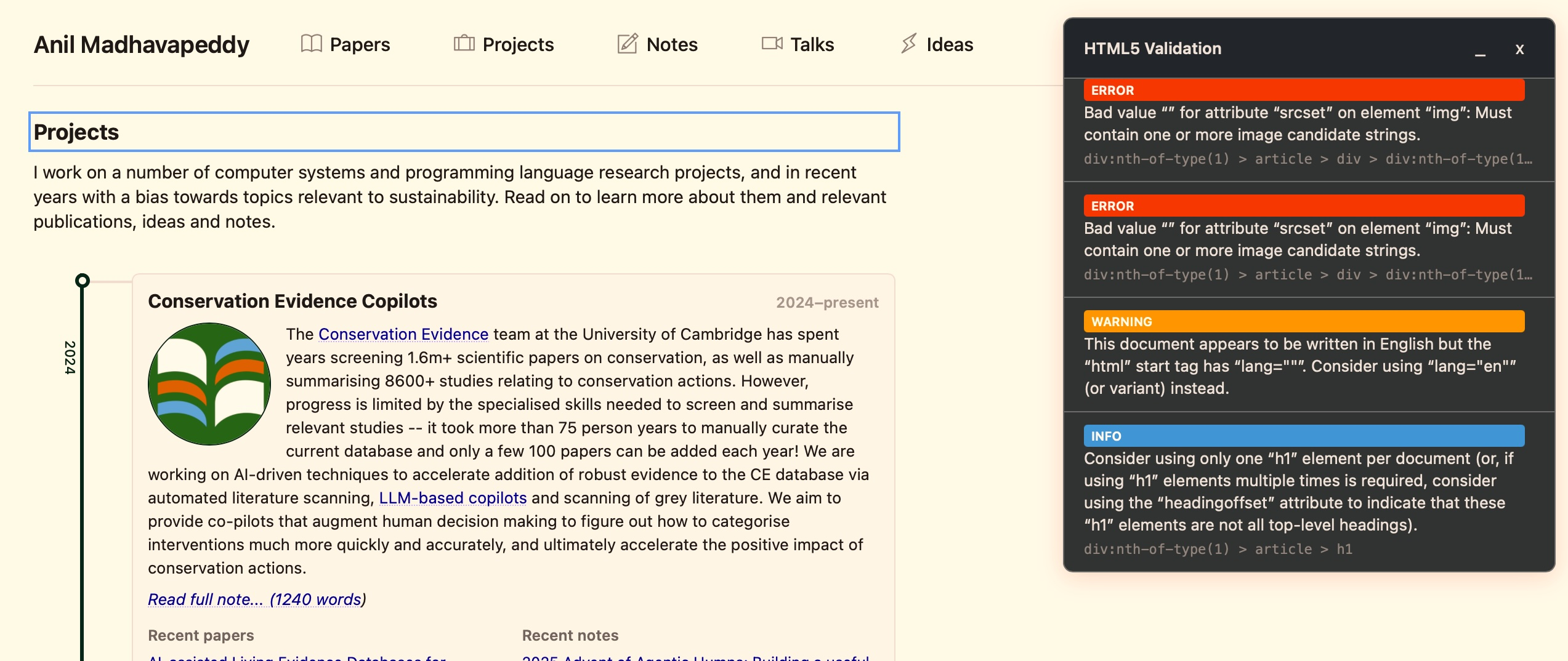 Did you know that you're not really supposed to have more than one h1 tag? Neither did I... Did you know that you're not really supposed to have more than one h1 tag? Neither did I...