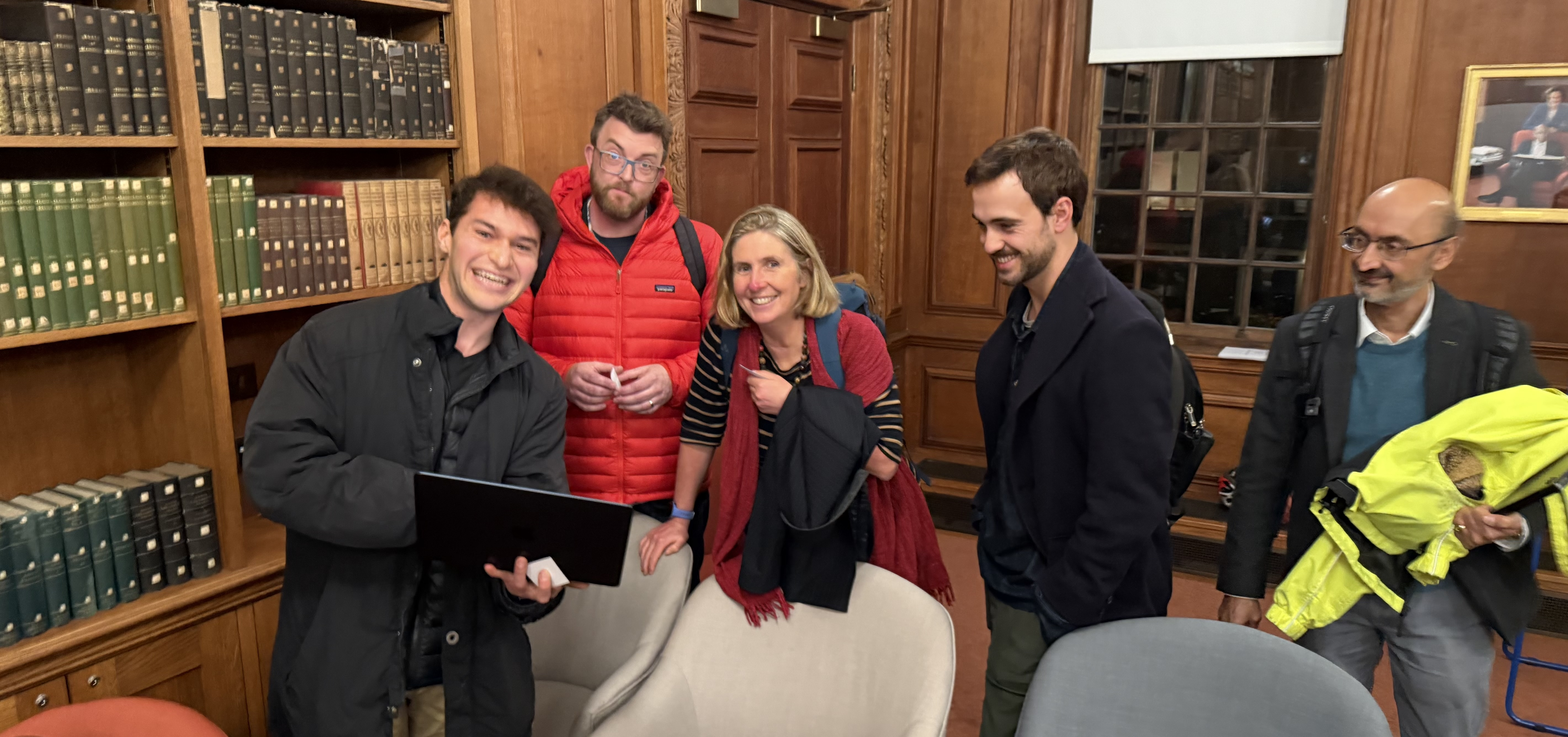 Shane showing off his latest ecosystem agentic hacking to a rapt audience