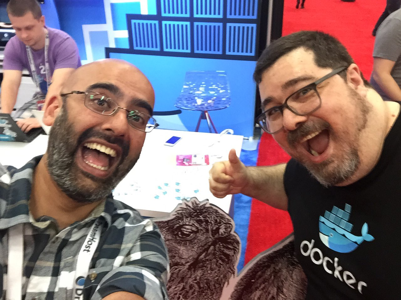 Stealing a camel and joining forces with a whale at OSCon %rc