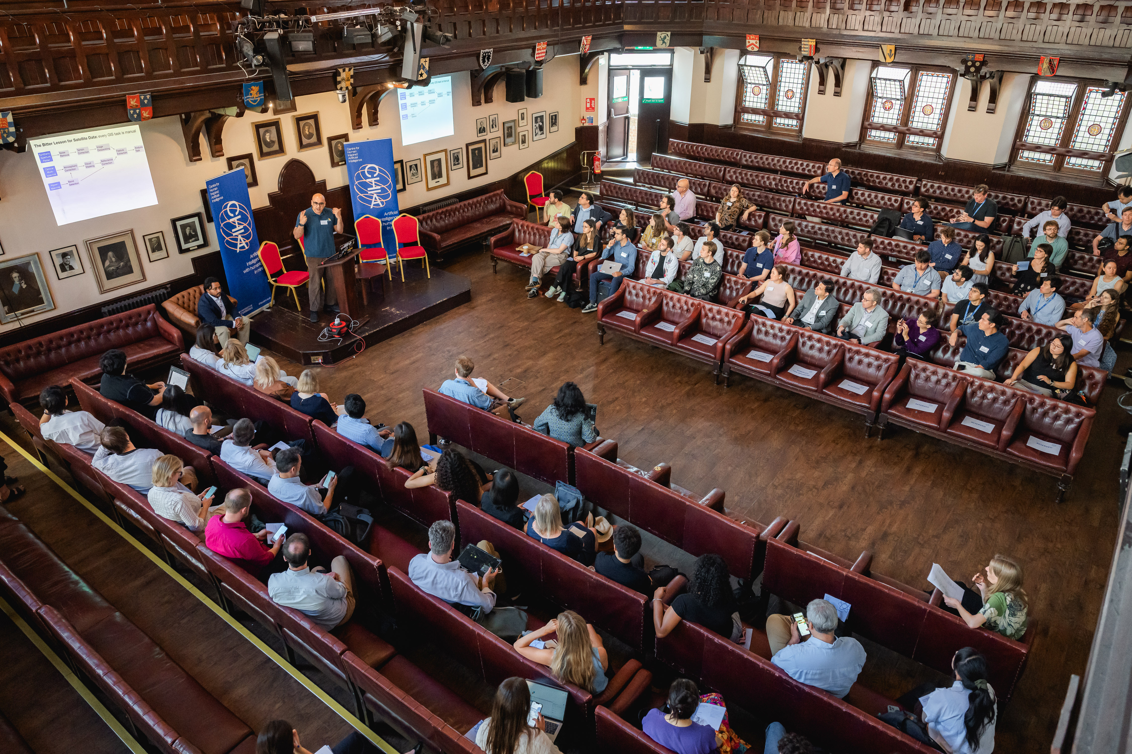 On stage at the Cambridge Union at the annual CHIA conference (image credit: Anna Korhonen)