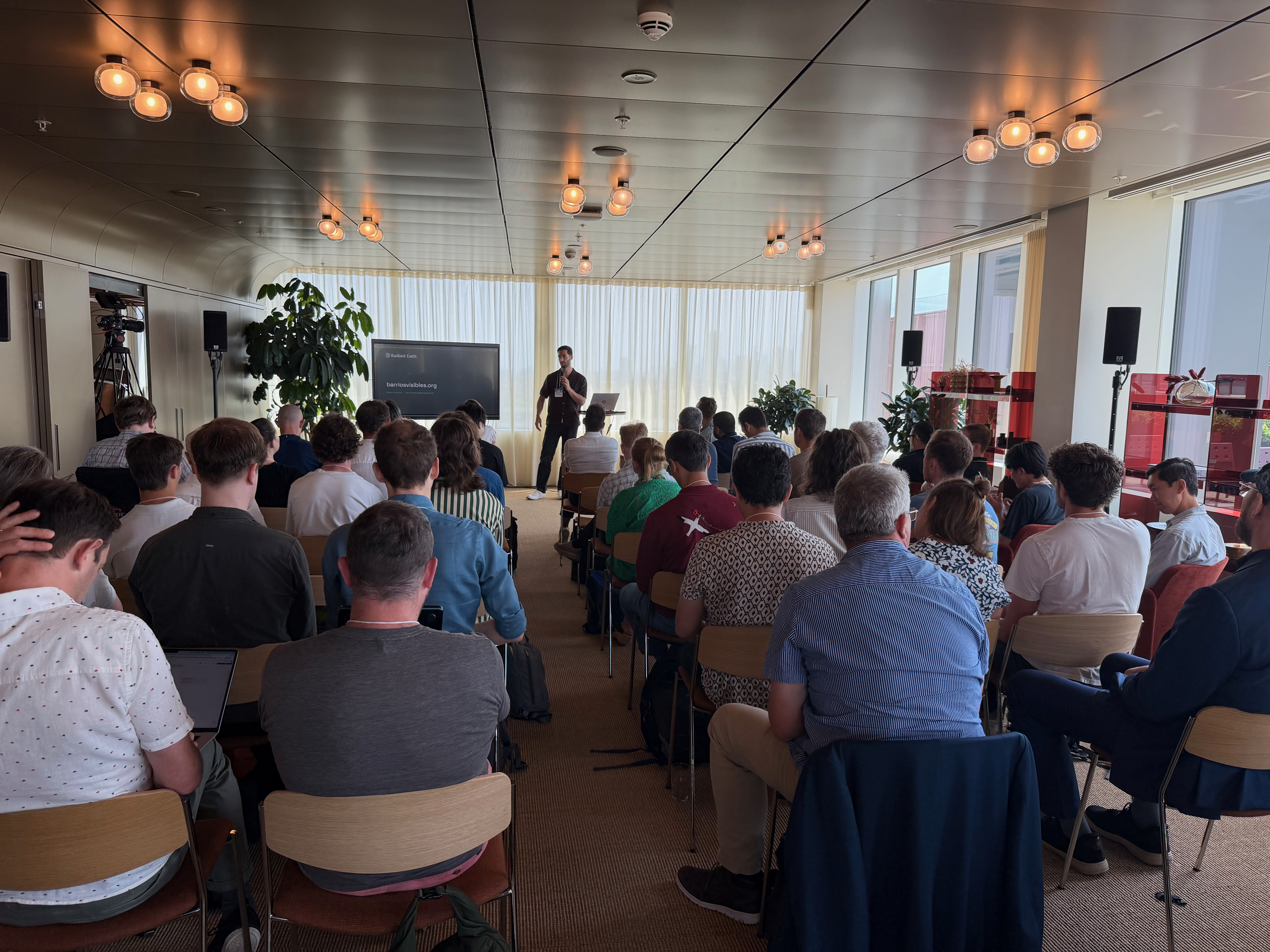 A full house for the afternoon session.