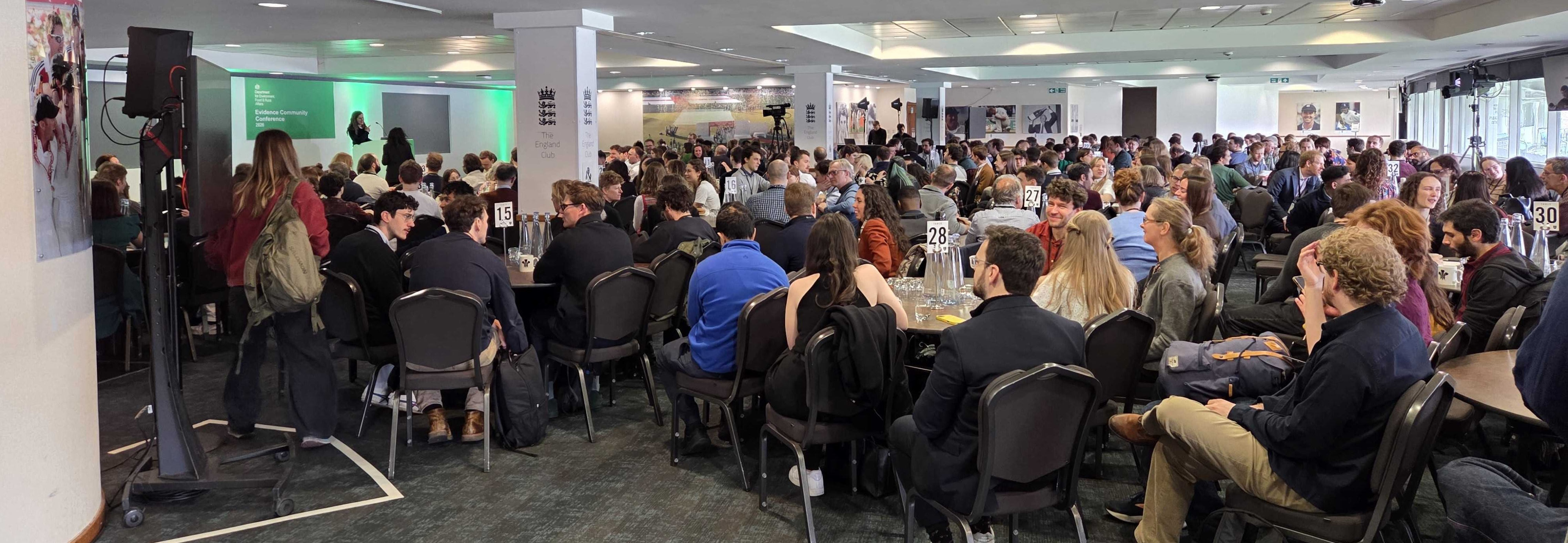 Completely crammed event; lots of interest in AI driven evidence gathering!