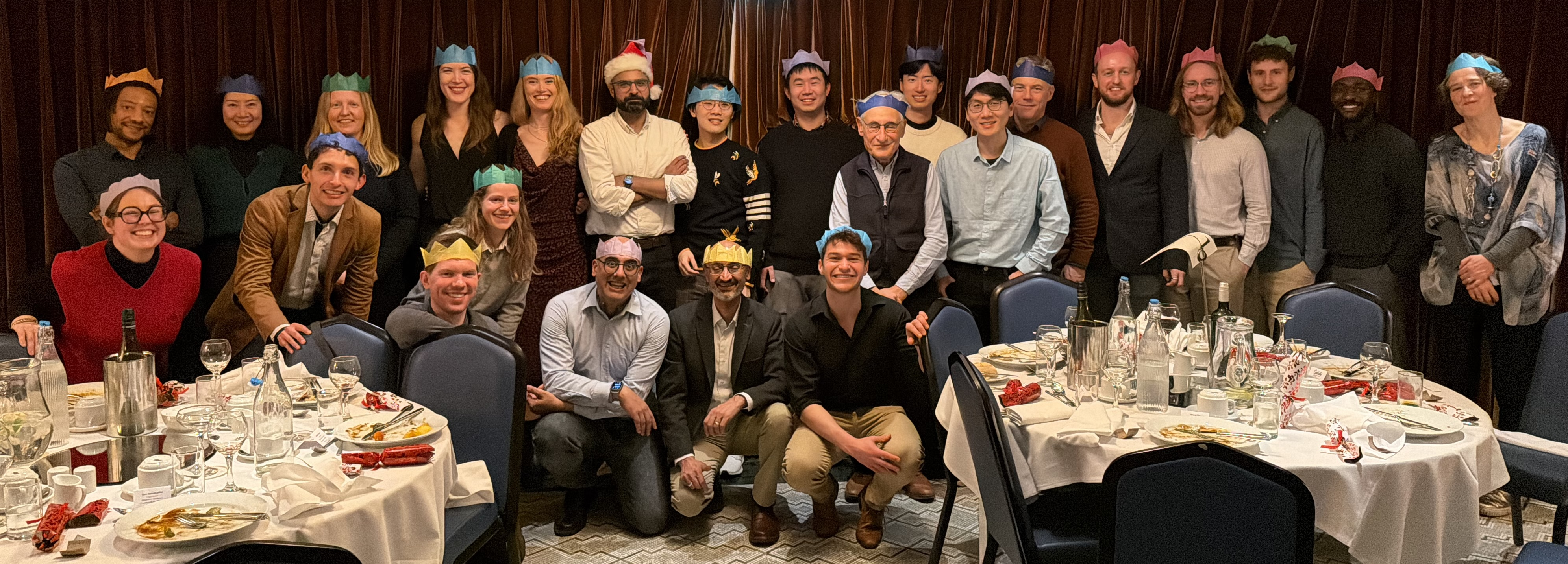 The EEG group last Christmas wearing silly hats, proving we exist. Join usss!