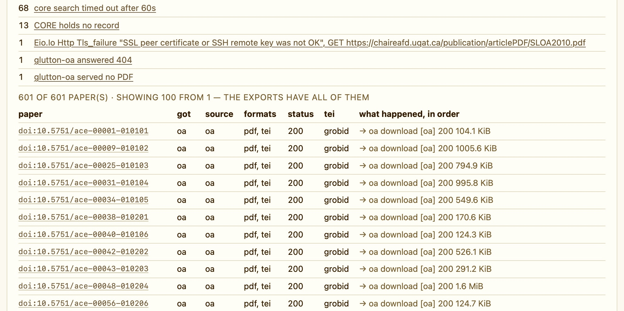 The classifier also drops back to Core, so I need to mirror that next to avoid hitting their API