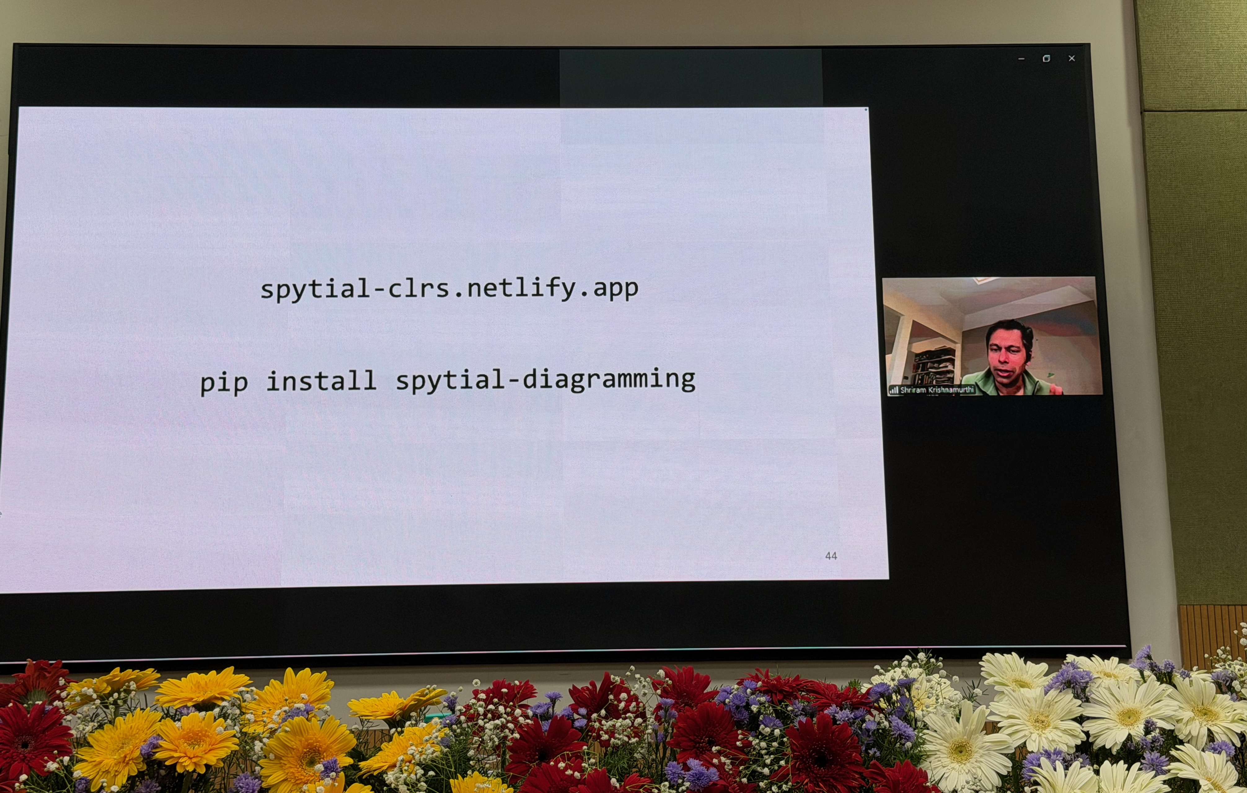 Shriram Krishnamurthi explains how to pronounce 'spytial'