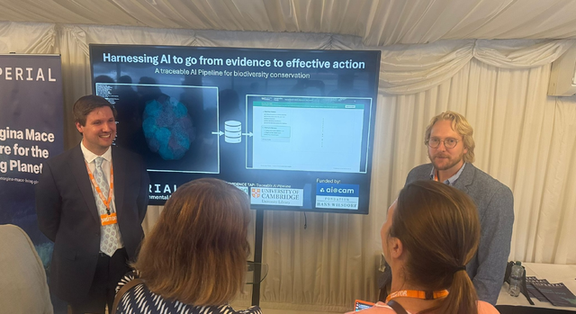 Demonstrating the Evidence TAP pipeline at the Houses of Parliament