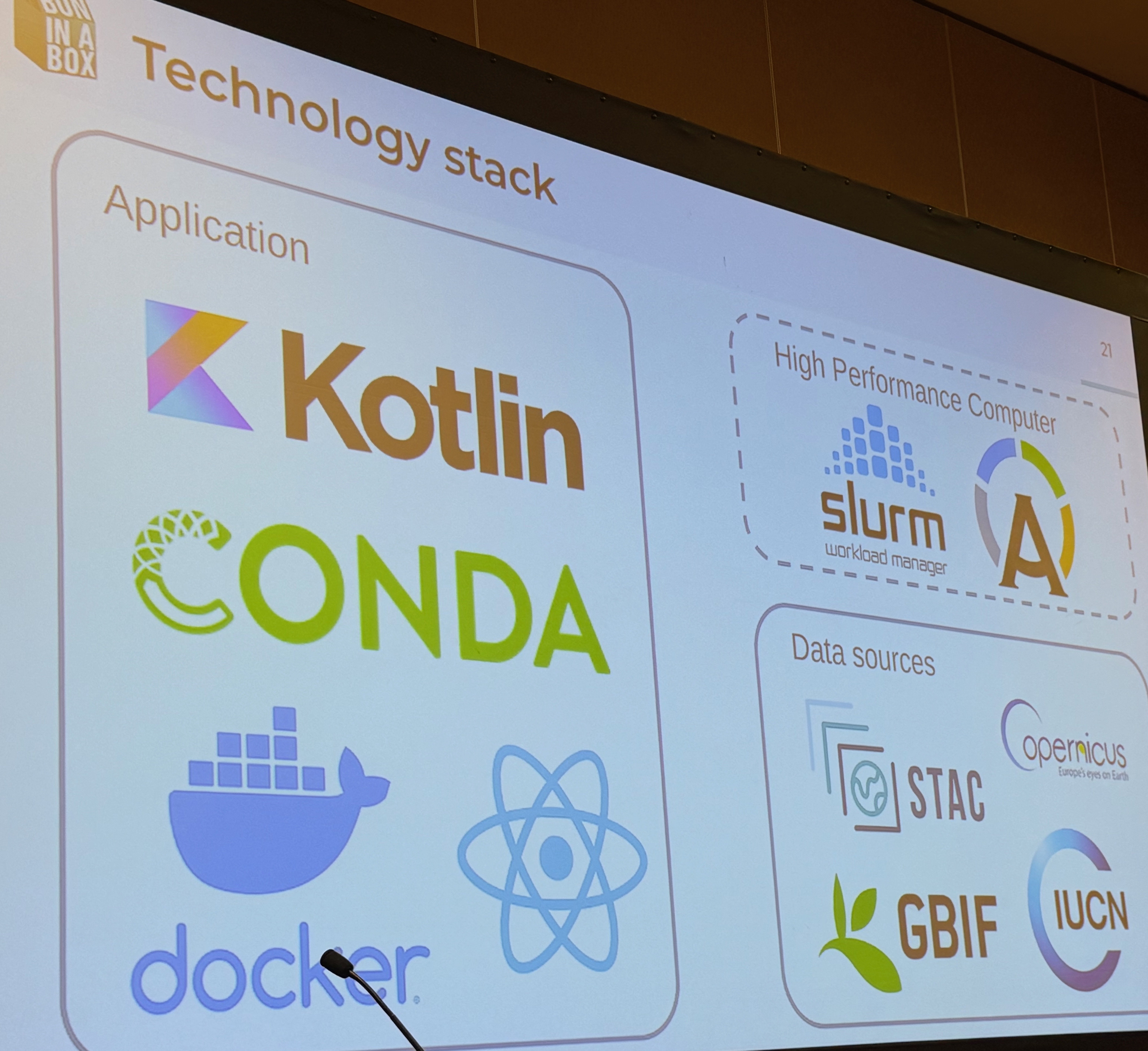 Jean-Michel Lord illustrates the technology stack behind BON-in-a-Box Jean-Michel Lord illustrates the technology stack behind BON-in-a-Box