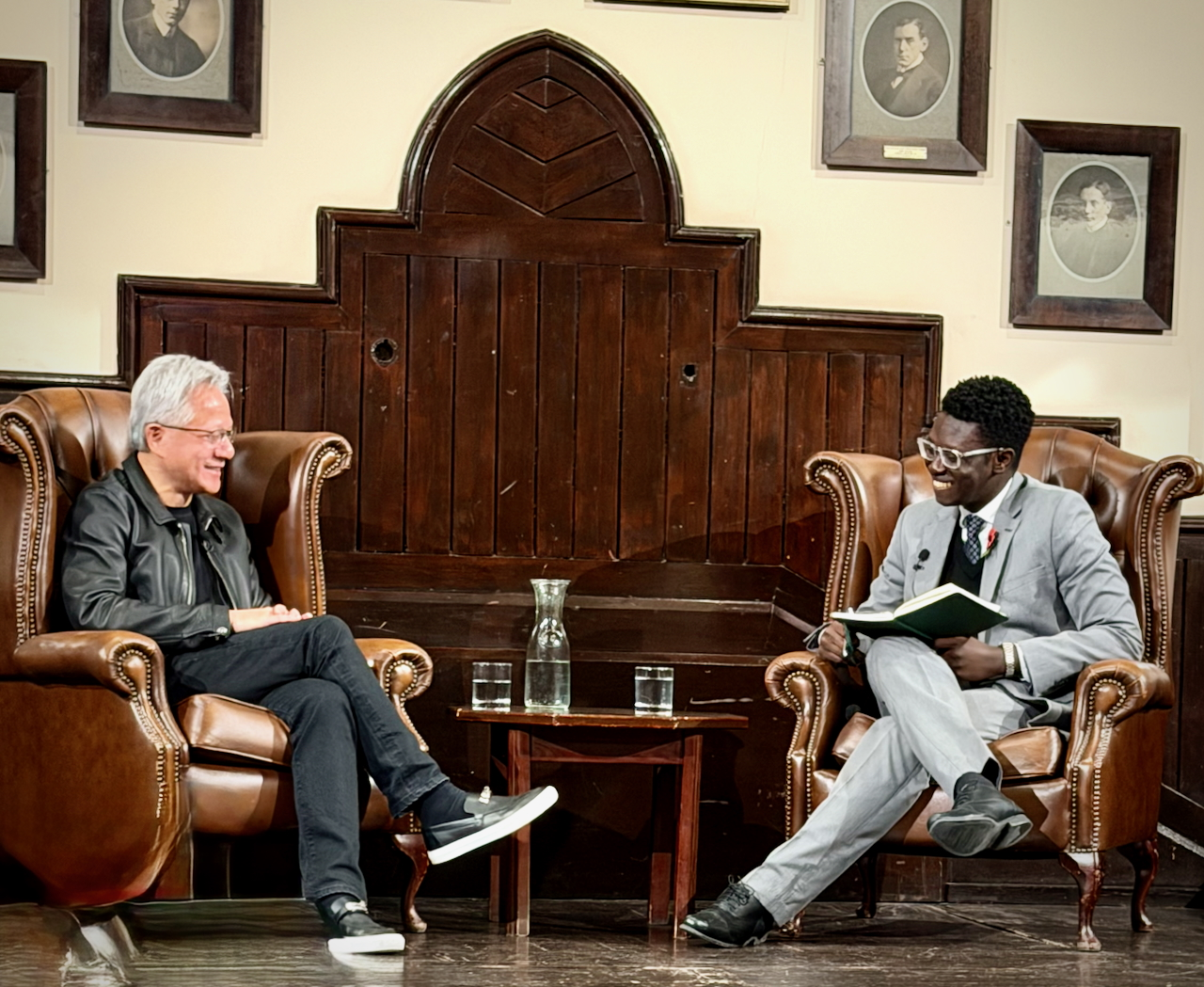 Jensen Huang at the Cambridge Union Jensen Huang at the Cambridge Union
