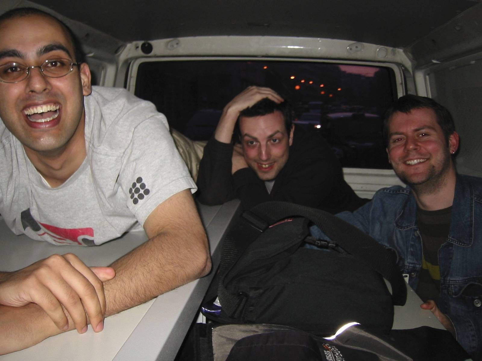 Running your email server will occasionally result in your zooming through central London in a white van desperately trying to stop it flying out of a window (me, Nick Ludlam, James Cronin, 2002)