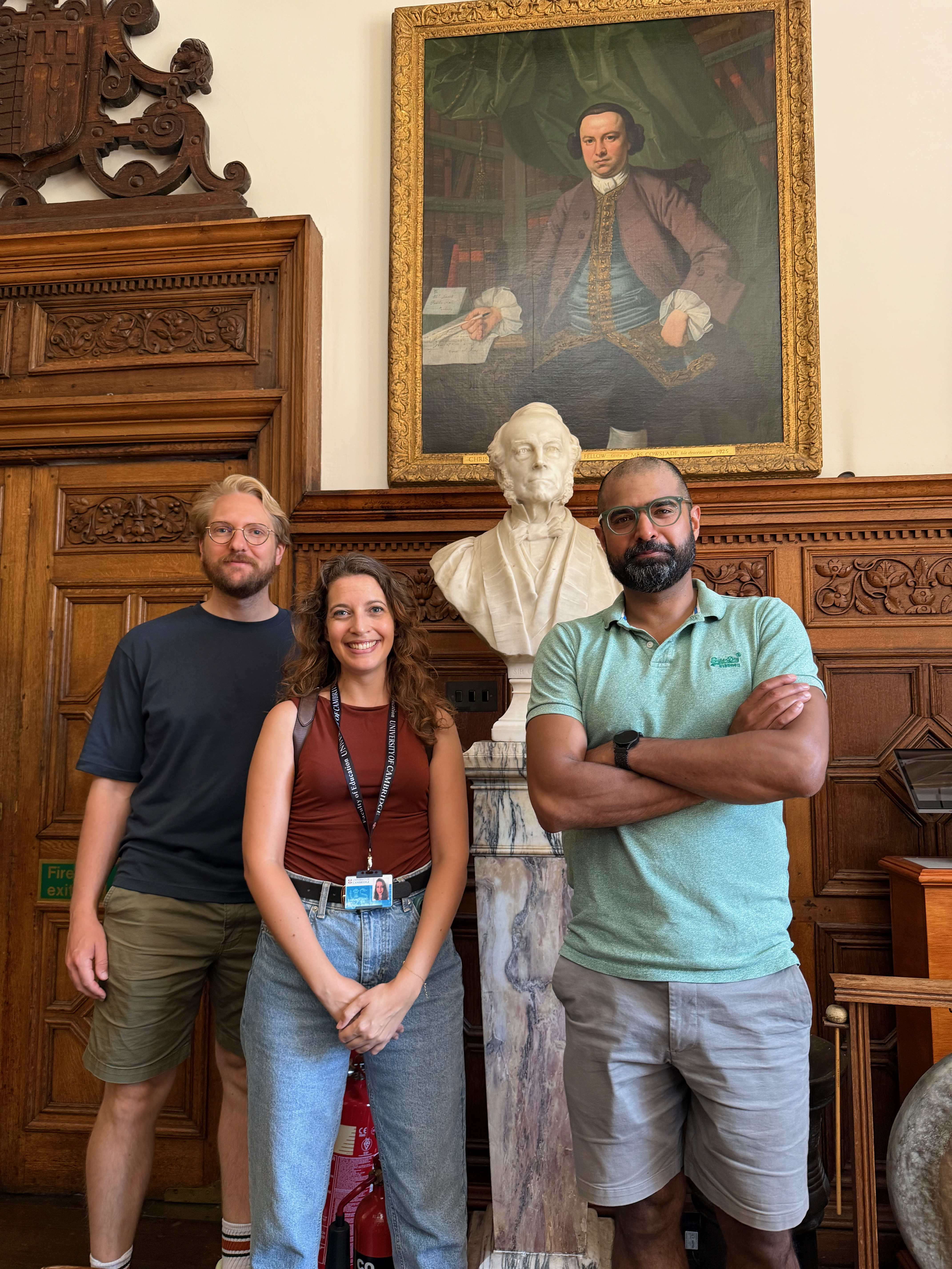 Welcome Mel, Sam and Sadiq to Pembroke! Welcome Mel, Sam and Sadiq to Pembroke!