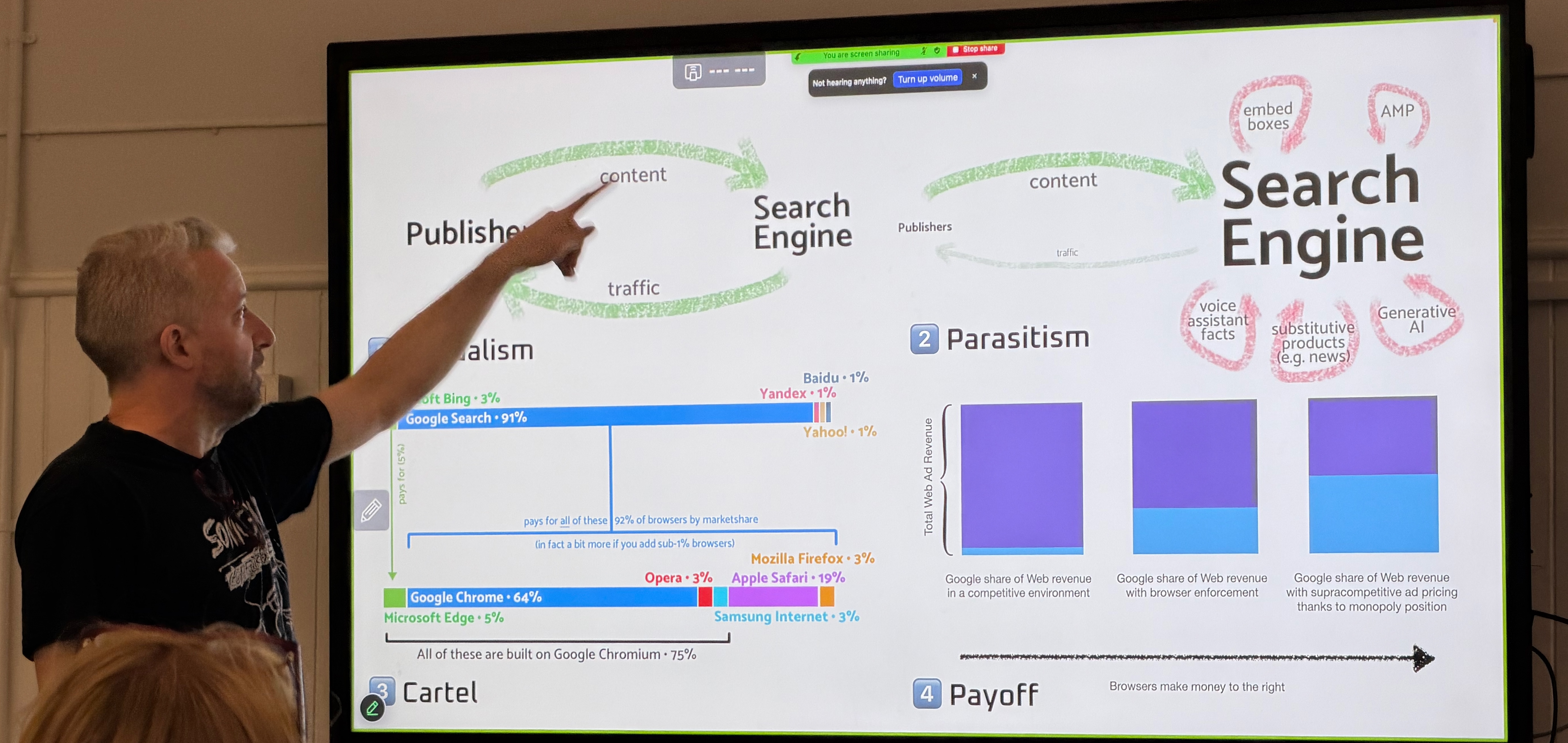Mutualism and parasitism in the browser ecosystems Mutualism and parasitism in the browser ecosystems