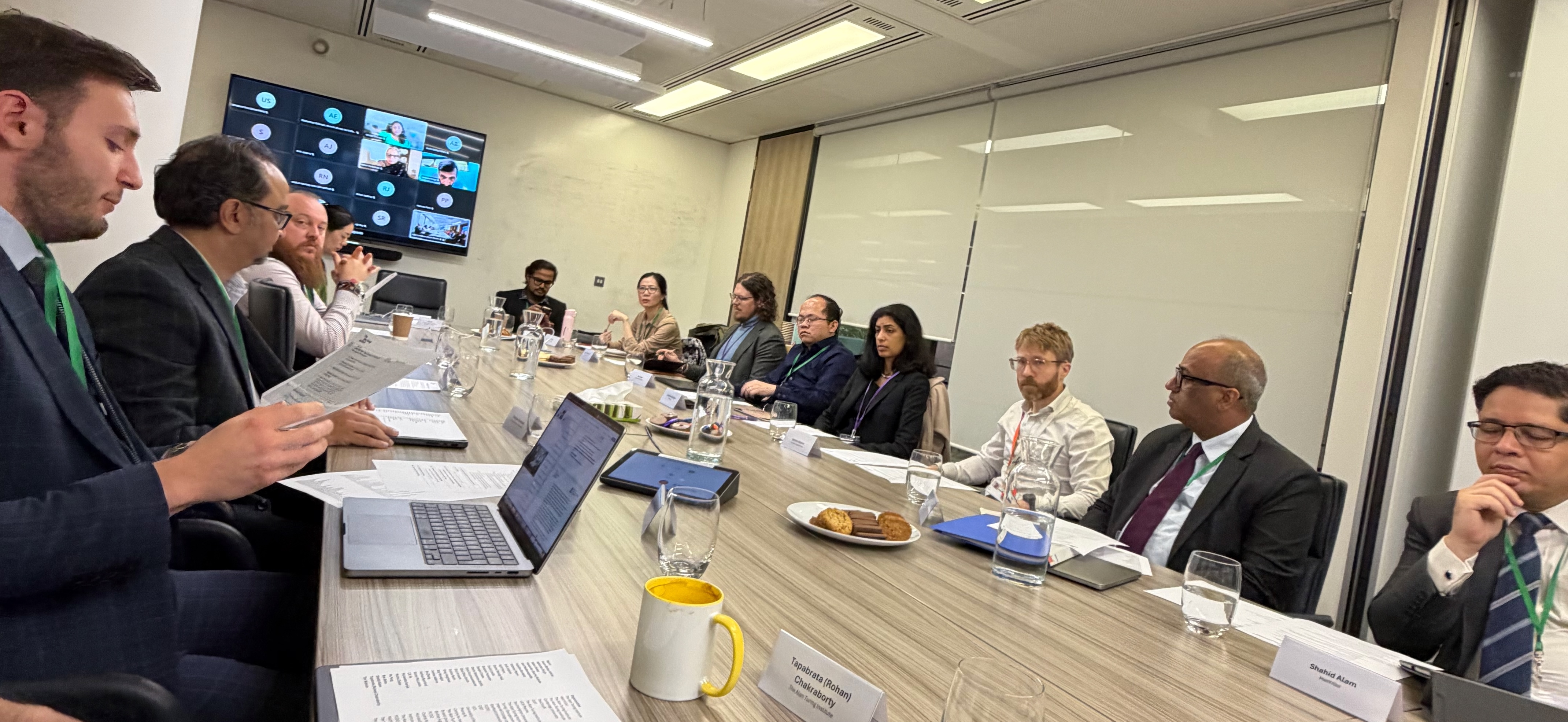 The high-stakes world of international diplomacy. I had a name card and everything!