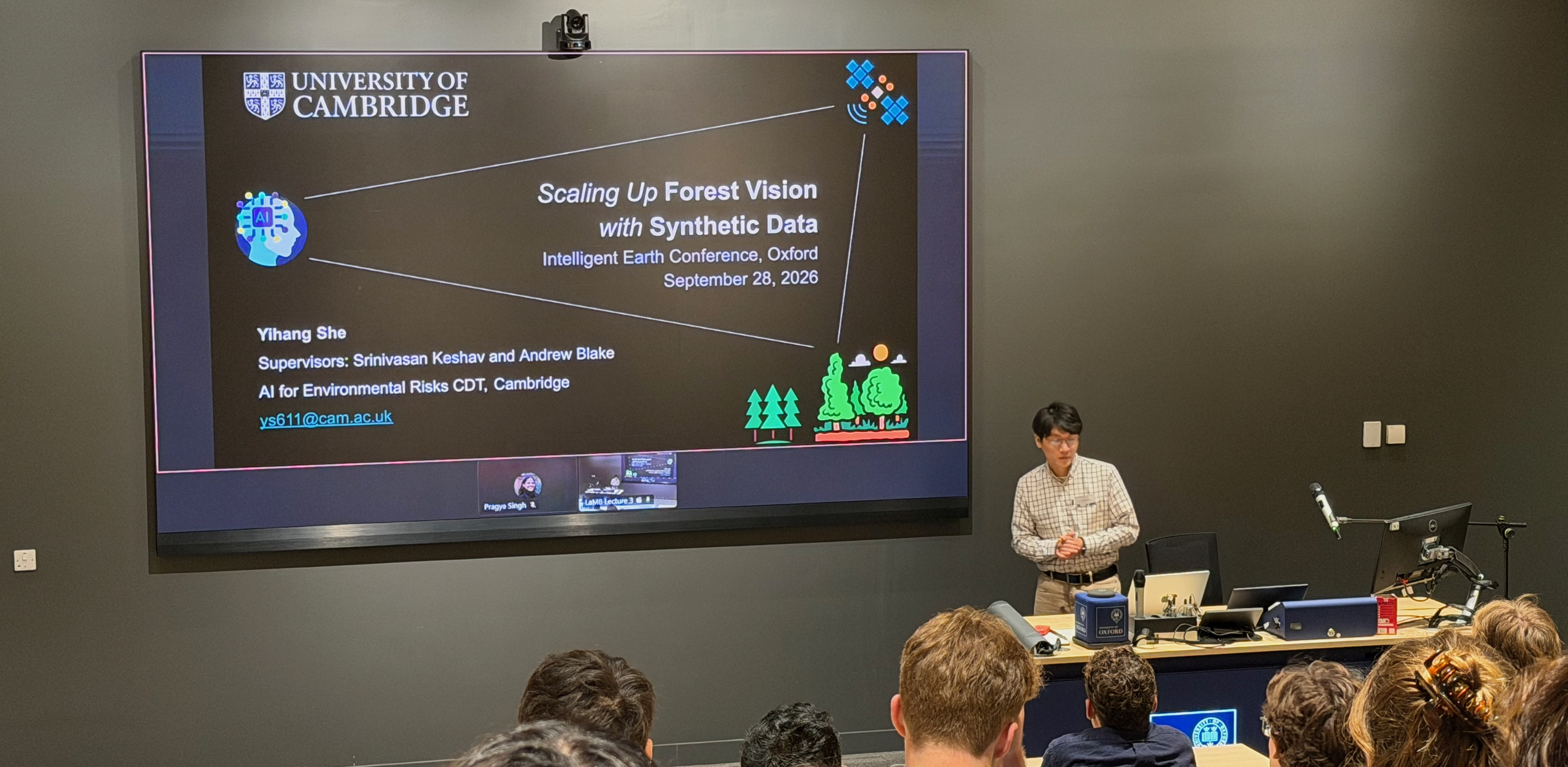 Excellent talk as always from Yihang representing the Cambridge side!