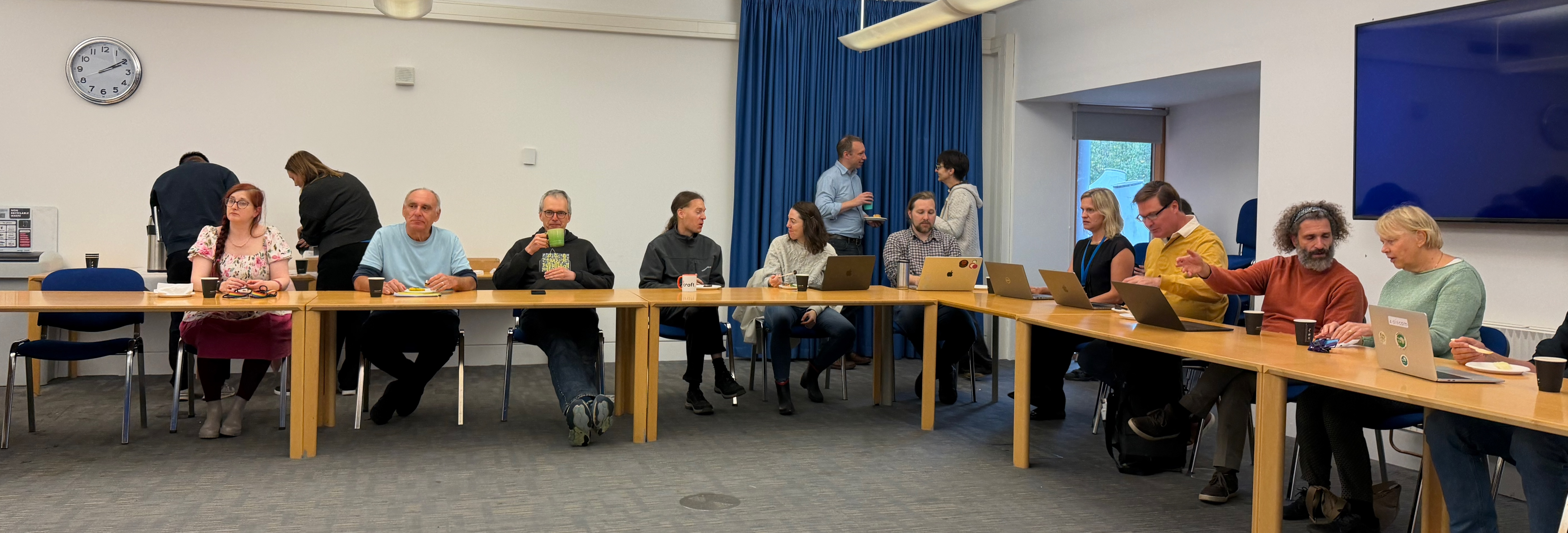 The Computer Lab faculty assembles